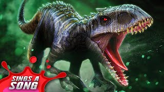 Indominus Rex Sings A Song Jurassic World Dinosaur Parody Rap [upl. by Yung]