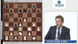 Svidler  Ragger Bundesliga 2015 Grandmaster Analysis [upl. by Weingarten739]