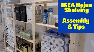 IKEA Hejne Shelving  Assembly and Tips [upl. by Charlet]