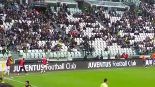 JUVENTUS 20 palermo Il saluto della Curva Sud a Enzo Marescamp4 [upl. by Shulman]