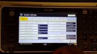 Ricoh MP Series Default Login admin at Device Panel [upl. by Meedan]