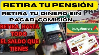 Como retirar dinero de tu tarjeta Bienestar en BODEGA AURRERA [upl. by Odlareg]