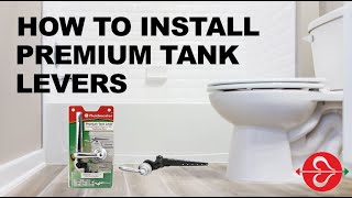 How to Install Fluidmasters Premium Tank Levers [upl. by Annuahsal]