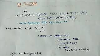 Lec 15 vi editor in details  Linux tutorial [upl. by Gyimah738]