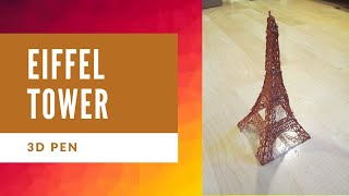 How to Make Eiffel Tower  DIY Miniature Eiffel Tower [upl. by Yaffit]