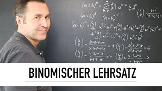 Was ist der Binomischer Lehrsatz  Binomialkoeffizient  Potenzen eines Binoms als Polynom [upl. by Larianna580]