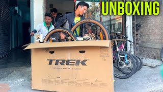 NAYA CYCLE UNBOXING 😍  MTB TREK BIKE [upl. by Namara]