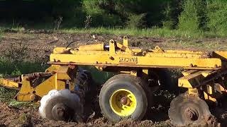 D5 dozer with land clearing disc plowFLORIDA LAND CLEARING [upl. by Osmond]