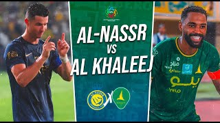 AL NASSR 10 AL KHALEEJ  GOLAZO CRISTIANO TITULAR  Suadi Pro League [upl. by Nerahs]