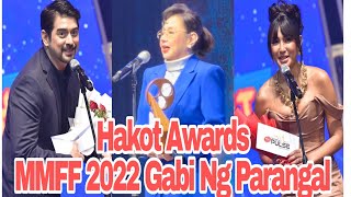 Vilma Santos  Nadine Lustre Ian Veneracion Hakot Award sa MMFF 2022 Gabi ng Parangal [upl. by Dotty]