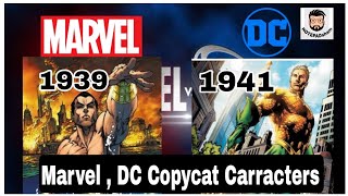 Marvel  DC Copycats Characters With Appearance Date [upl. by Sinnard809]