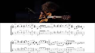 Pat Metheny  And I Love Her The Beatles Guitar Transcription  Transcripción wTabs [upl. by Adlemi]