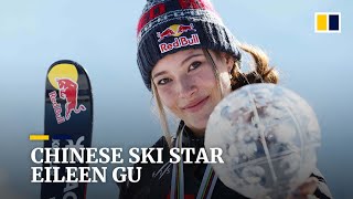 Eileen Gu the USborn freestyle ski star representing China at the Beijing 2022 Winter Games [upl. by Azar571]