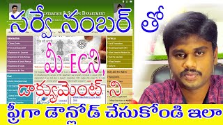 How to download ec with survey numberand How to Download Nakalu Documents online in telugu [upl. by Eloccin]