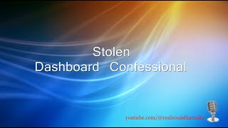 Dashboard Confessional  Stolen Real Sound Karaoke [upl. by Averyl]