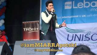 Vhong Navarro performs Totoy Bibbo in London [upl. by Dnalkrik]