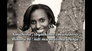 AMAHORO by Gaby with Lyrics [upl. by Harmon149]