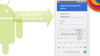 Tutorial I Configurar cuenta de correo telecable en Android [upl. by Ecirtak]