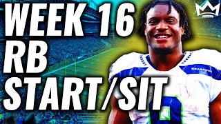 Running Backs You MUST START amp SIT in Week 16 Every Matchup  Fantasy Football 2023 [upl. by Zena140]