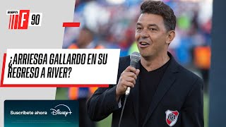 ¿GALLARDO PONE EN RIESGO LA ESTATUA ¡FUERTE DEBATE EN F90 SOBRE EL REGRESO DEL MUÑECO A RIVER [upl. by Asoj]