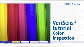 Baumer  VeriSens® vision sensors  Easy color inspection tutorial [upl. by Jannelle664]