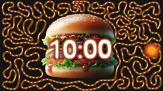 10 Minute burger 🍔 bomb 💣 timer [upl. by Savannah]