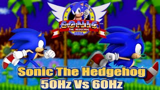 Sonic 1  50Hz vs 60Hz PAL vs NTSC  An informative comparison [upl. by Dehnel]