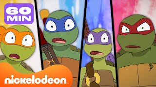 Tartarugas Ninja  15 MINUTOS de Cenas de Luta das Tartarugas Ninja ⚔️  Nickelodeon em Português [upl. by Sonitnatsnoc]