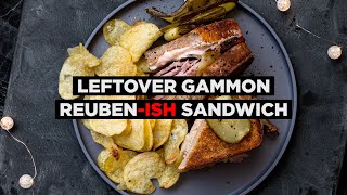 Leftover gammon Reuben sandwich [upl. by Fransis]