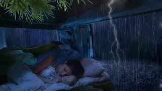 Dormez en 5 minutes avec ce merveilleux bruit de pluie dans la forêt brumeuse la nuit [upl. by Anen]