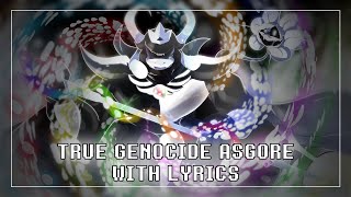 Undertale True Genocide Asgore With Lyrics [upl. by Garvin945]