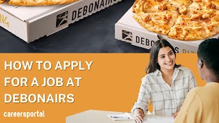 How To Apply For A Job At Debonairs  Careers Portal [upl. by Isherwood982]