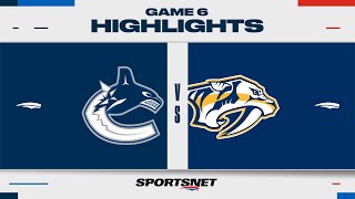 NHL Game 6 Highlights  Canucks vs Predators  May 3 2024 [upl. by White765]