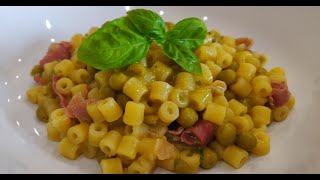 Pasta e piselli una ricetta facile e veloce della tradizione napoletana dal sapore delicato [upl. by Atteselrahc]