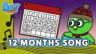 MONTHS OF THE YEAR SONG  Music Video  Olley Dinosaur  Learn Sing Explore  Educational Kid Songs [upl. by Marguerite]