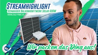 Schwaiger Balkonkraftwerk 600W Solar Power für zu Hause [upl. by Placeeda]