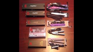 Travel Mini Hair Straightener Comparison [upl. by Onateag]