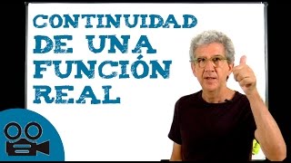 Continuidad de una función real [upl. by Auos]