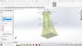 Features Part 4  Lofted boss command  solidworkstutorial  Solidworks beginner tutorial  loft [upl. by Acinnor27]