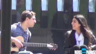 Serenading Rutgers Girls Part 6  Zalman Krause [upl. by Kcirad665]