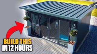 How We Built A Garden Room In Under 12 Hours [upl. by Efinnej]