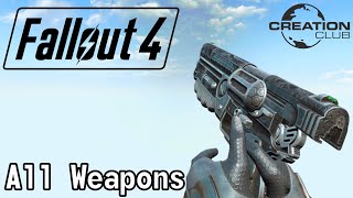 Fallout 4  All Creation Club Weapons [upl. by Barrus]