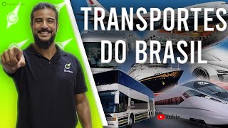 Sistemas de Transporte no Brasil  Geobrasil Prof Rodrigo Rodrigues [upl. by Seroka]