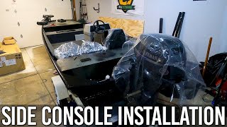 Jon Boat Side Console Conversion Part 4  RPD Side Console Kit Installation [upl. by Moran]