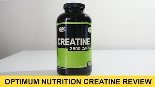 Optimum Nutrition Creatine 2500 Caps Review [upl. by Naesed744]