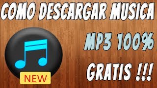 Como descargar musica mp3 GRATIS  EvPc Tutoriales [upl. by Suiravad]