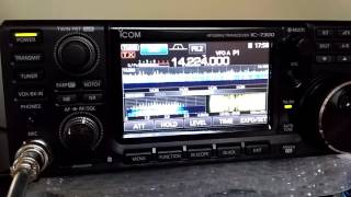 Yaesu FTdx3000 Vs Icom 7300 SSB 20 meters  IW2NOY [upl. by Nylarac511]