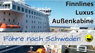 Finnlines Außenkabine gebucht  Und dann das…  Travemünde  Malmö [upl. by Arman]