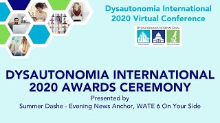 Dysautonomia International 2020 Awards Ceremony [upl. by Negrom343]