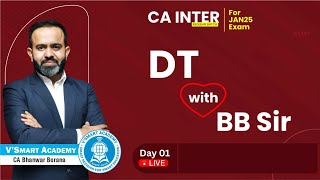 Demo Lec 01 Introduction  CA Inter DT  ICAI New Pattern Regular Batch  CA Bhanwar Borana [upl. by Dasie34]